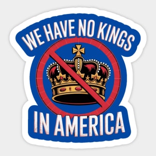 No-Kings-In-America Sticker